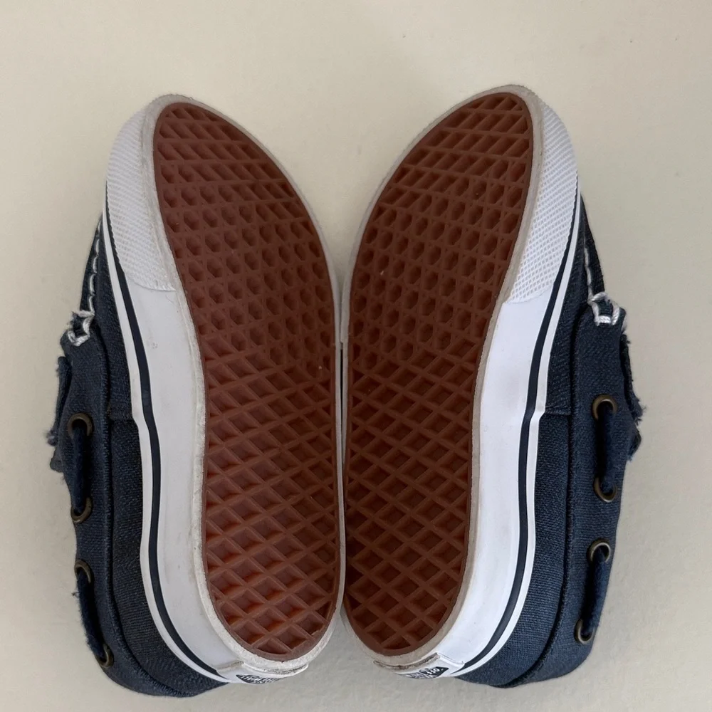 Vans•Dark Blue Moccasins•Size 7